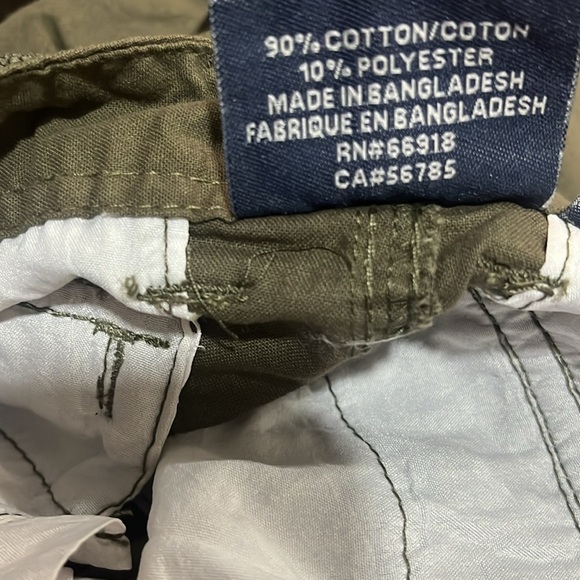 Swiss Cross cargo green olive Boys shorts 7 many pockets belt zip button - Picture 15 of 15